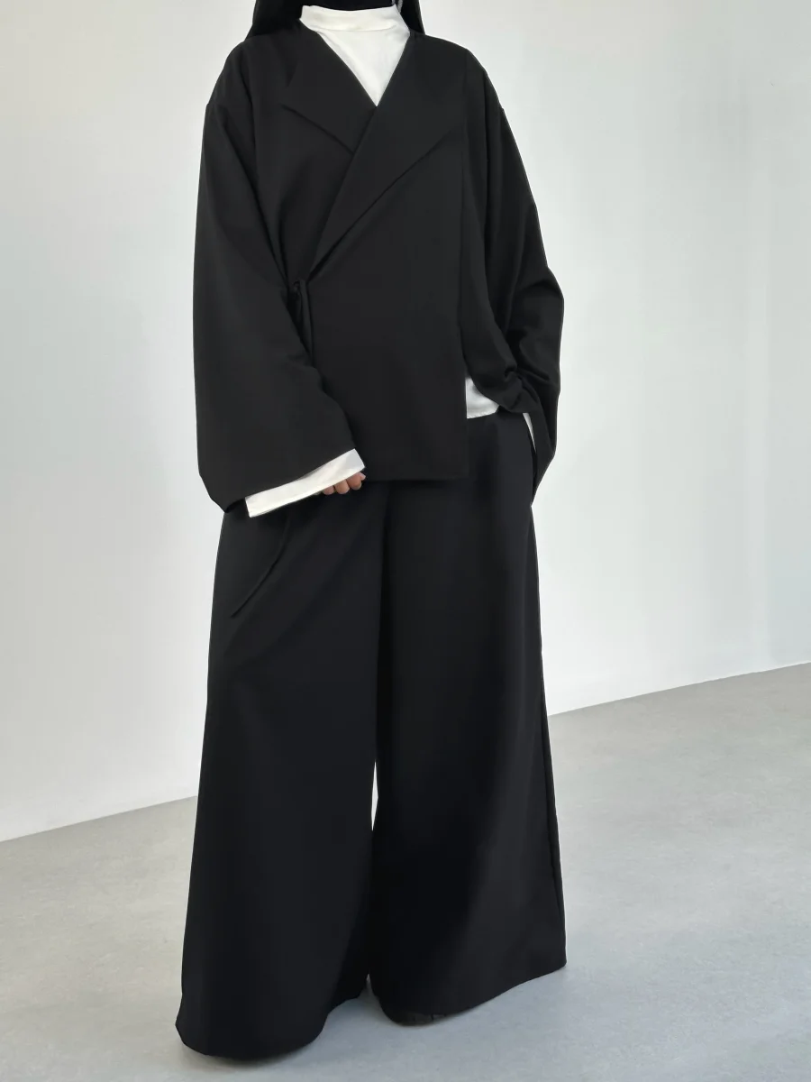 Blazer à nouer — Noir