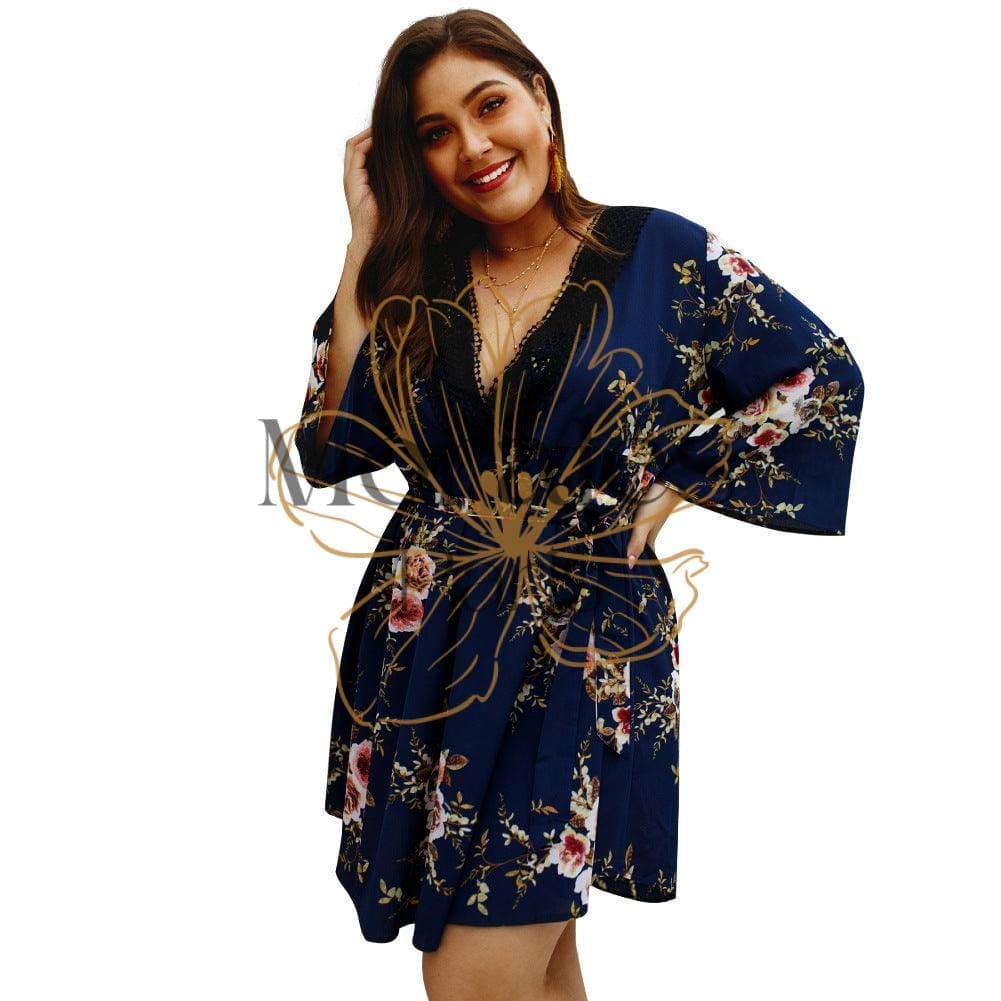 Robe Bohème Blanche à Fleurs – Image 8