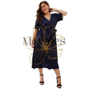 Robe Boutons Asymétriques