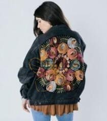 Veste en Jean Femme Bohème – Image 4