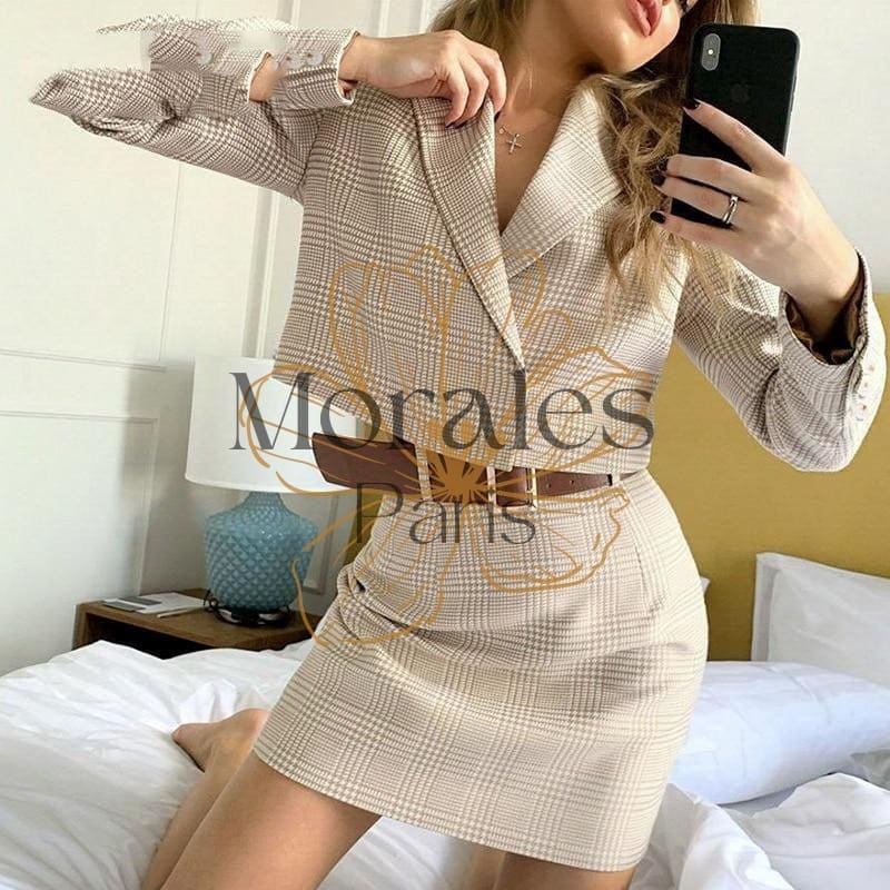 2 Pièces Blazer Bohème et Jupe - Image 6