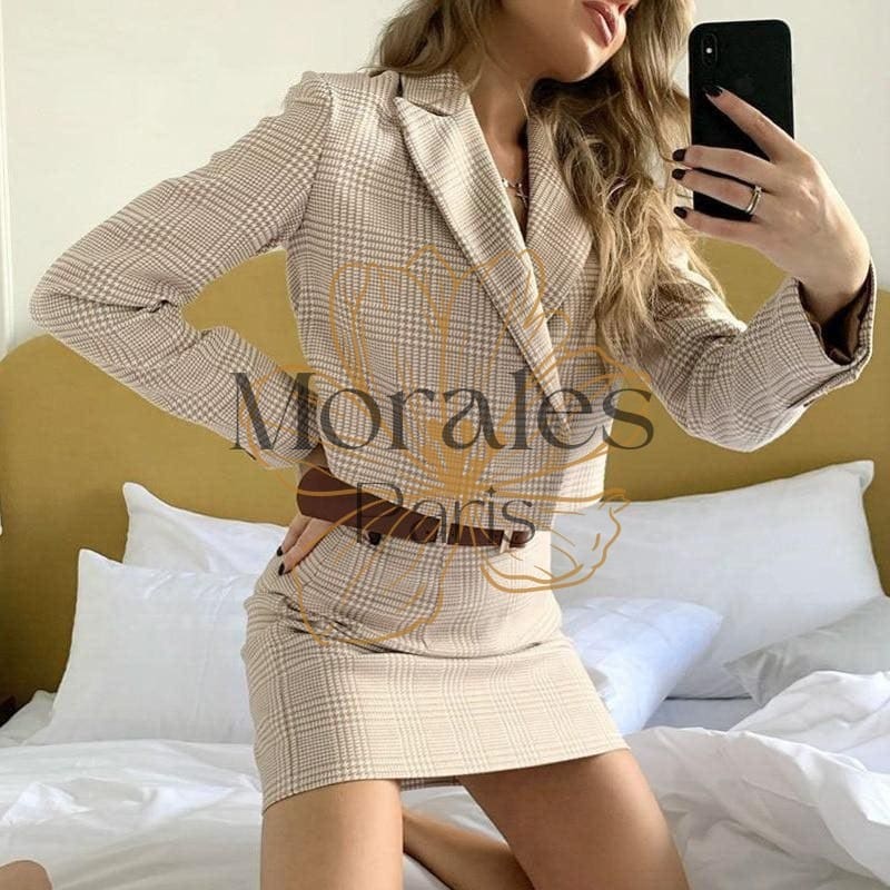 2 Pièces Blazer Bohème et Jupe - Image 7