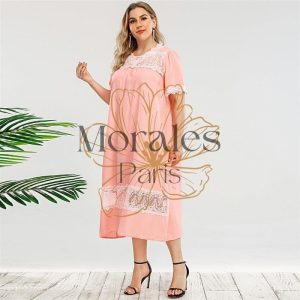 Robe Bohème Grande Taille Petites Dentelles