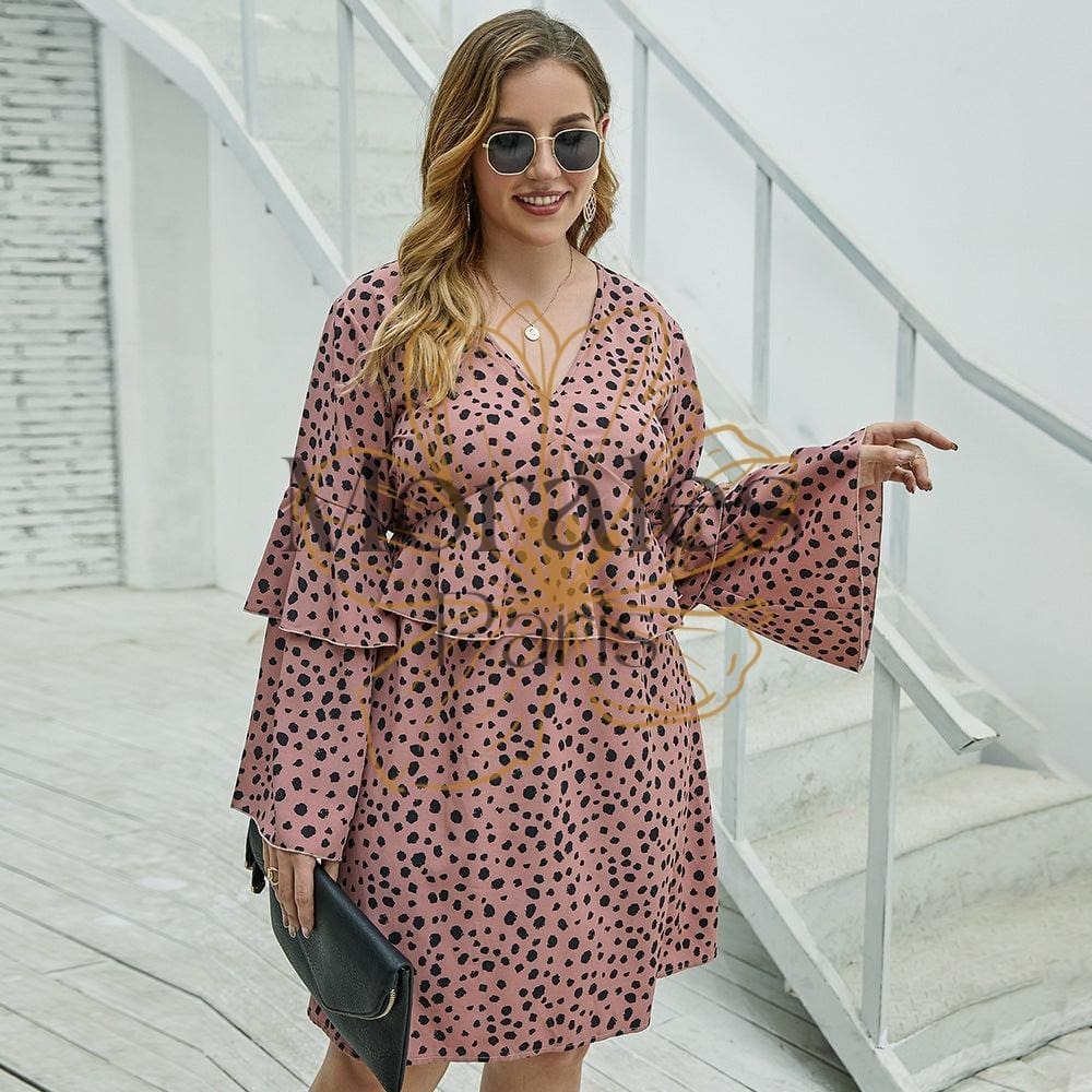 Robe Bohème Léopard Blanc – Image 6