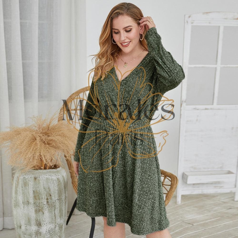 Robe Bohème Grise Automne – Image 6