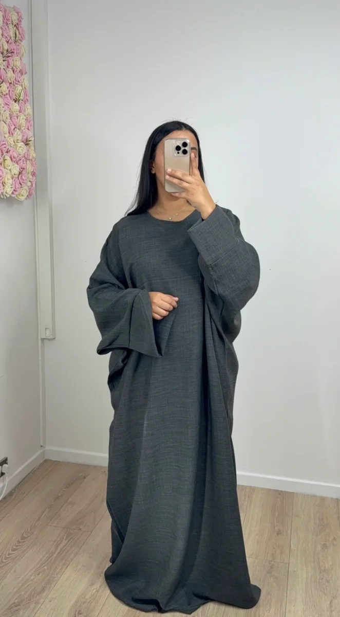 Abaya Nini Gris - Image 2