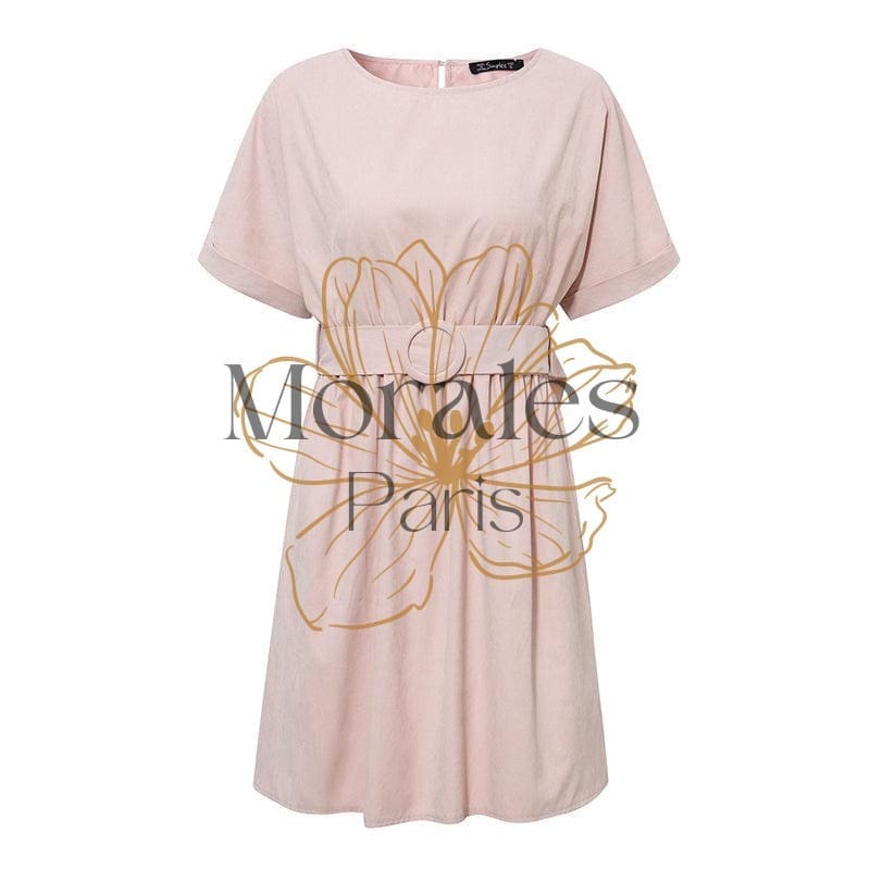 Robe Bohème Rose Poussière – Image 7