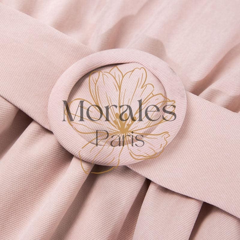 Robe Bohème Rose Poussière – Image 8