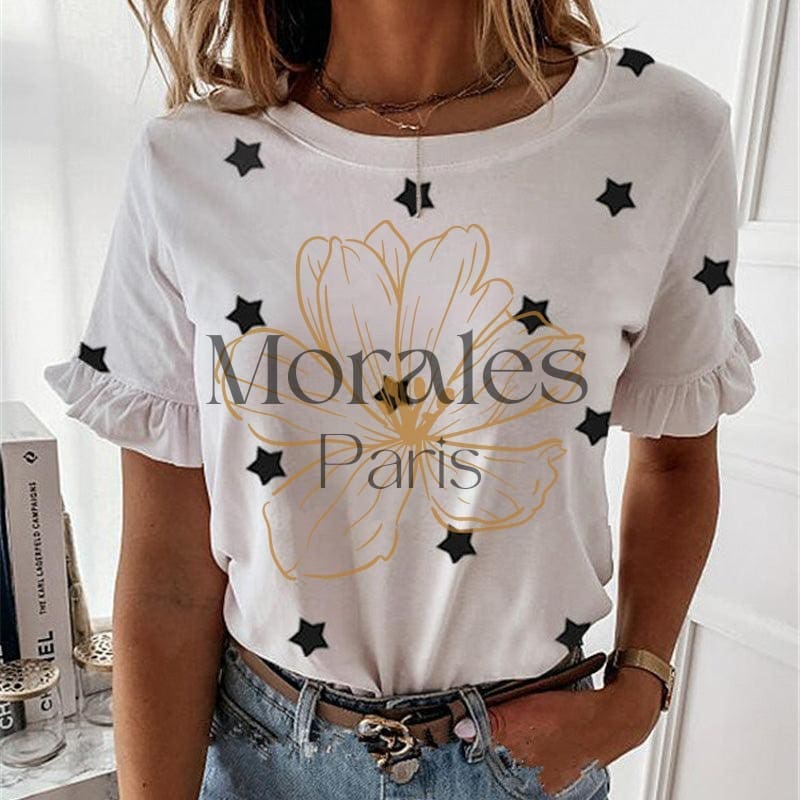 Blouse Bohème Col Rond – Image 9