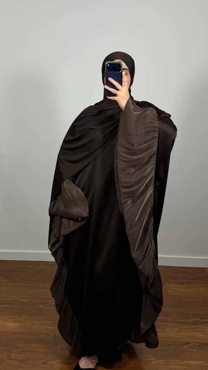 ABAYA ISRA MARRON - Image 5