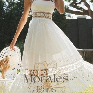 Robe De Fiançailles Bohème Blanche