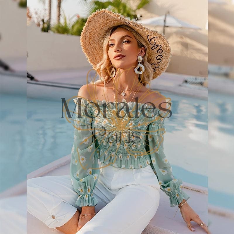 Blouse Bohème Style Bardot – Image 6