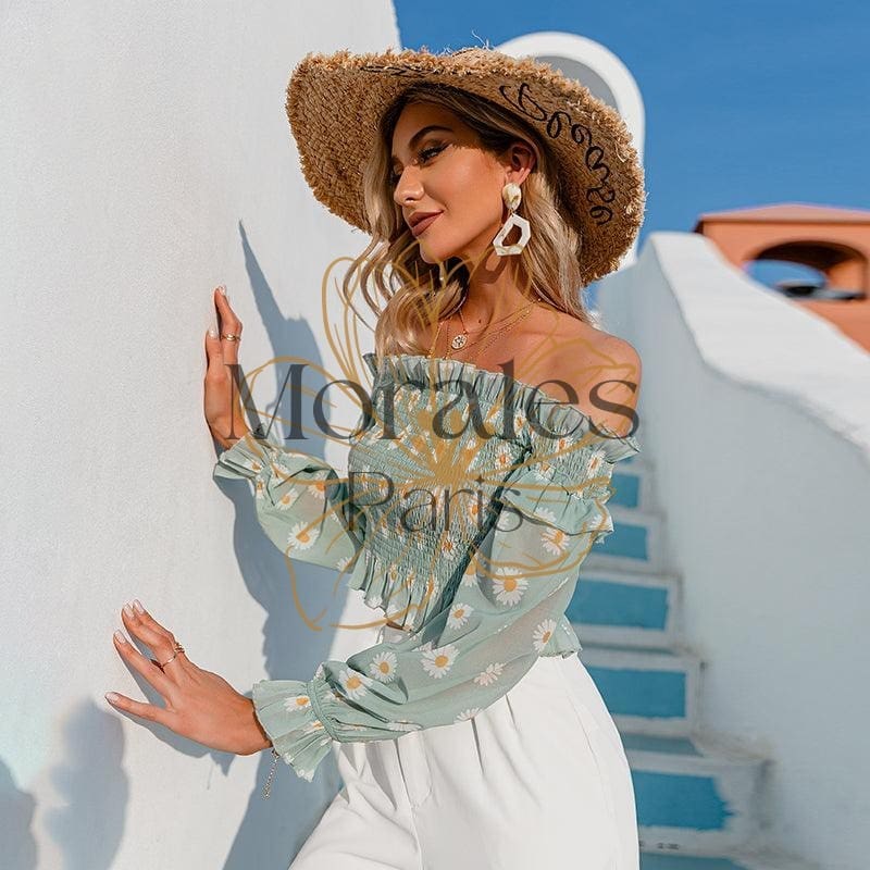 Blouse Bohème Style Bardot – Image 7