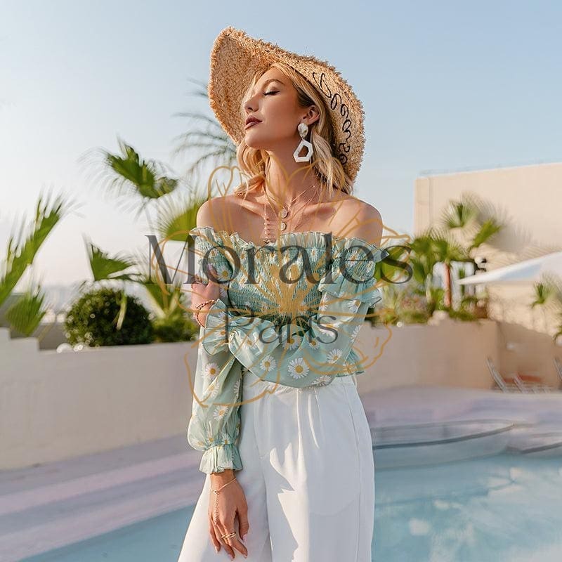 Blouse Bohème Style Bardot – Image 9