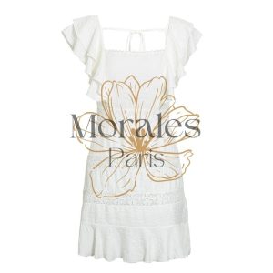 Mini Robe D’Été Bohème Blanche