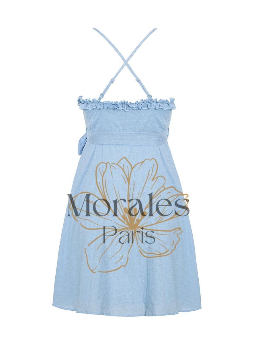 Mini Robe D’Été À Col En V - Image 9