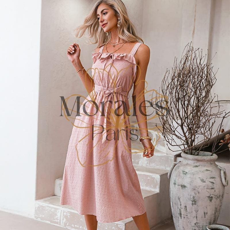 Robe De Cérémonie Rose Clair – Image 3
