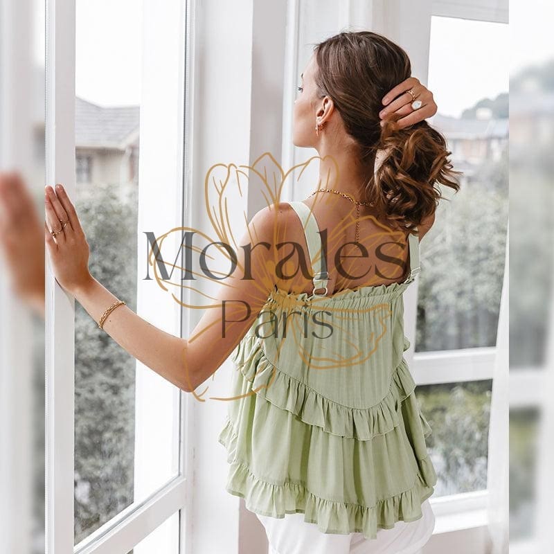 Tunique Verte à Volants – Image 5