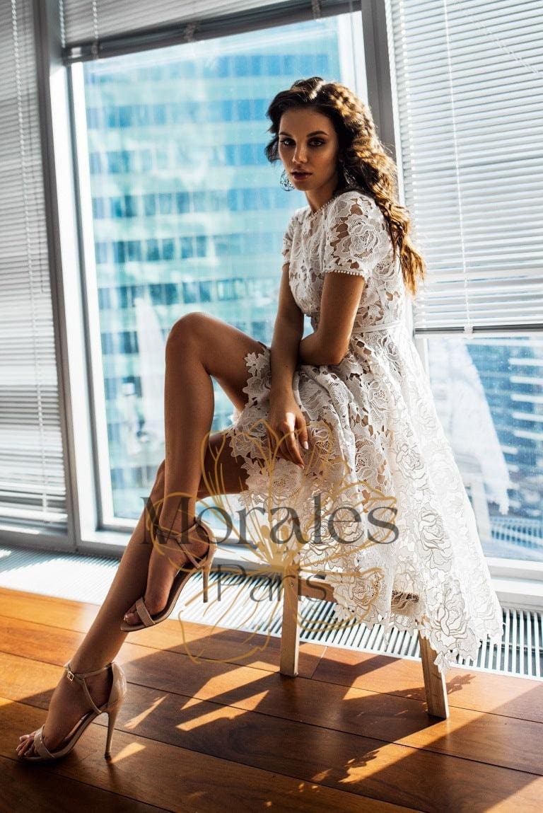 Robe Midi En Dentelle Gitane – Image 3