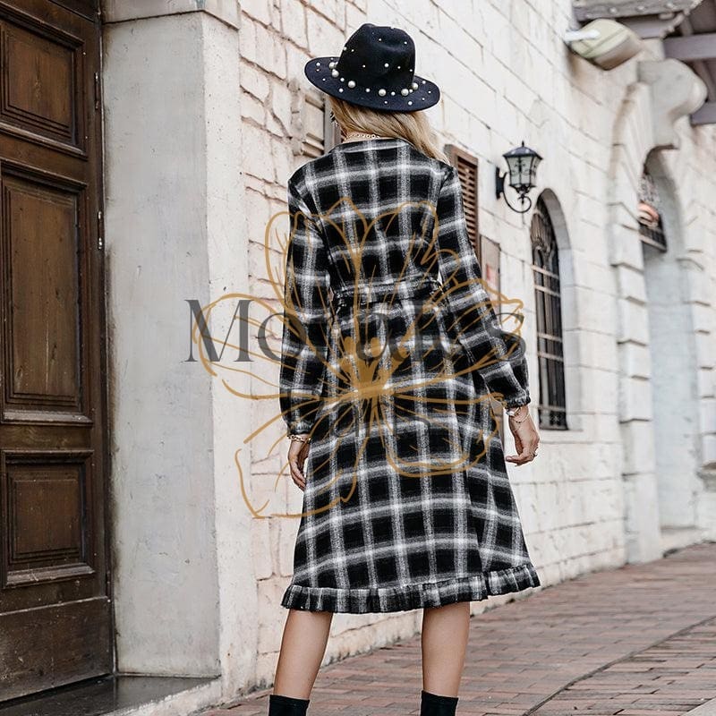 Robe Bohème Noire Hiver – Image 5