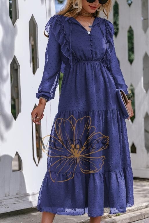 Robe Bohème Vert Olive – Image 4