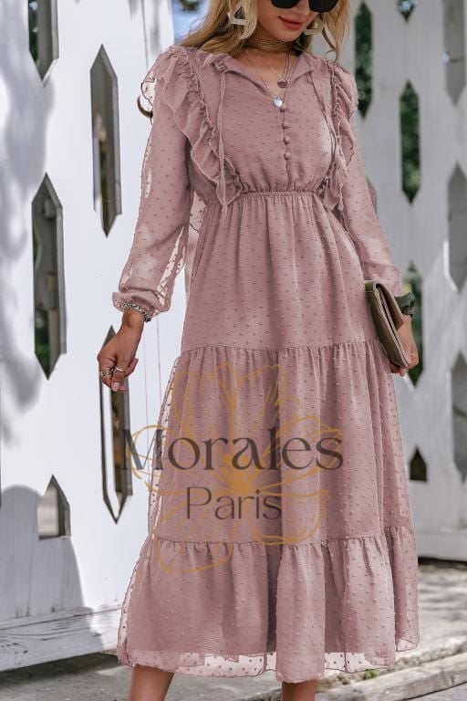 Robe Bohème Vert Olive