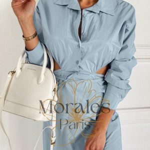 Mini Robe Bleue Vintage
