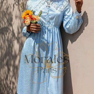 Robe Bohème Bleu Bébé