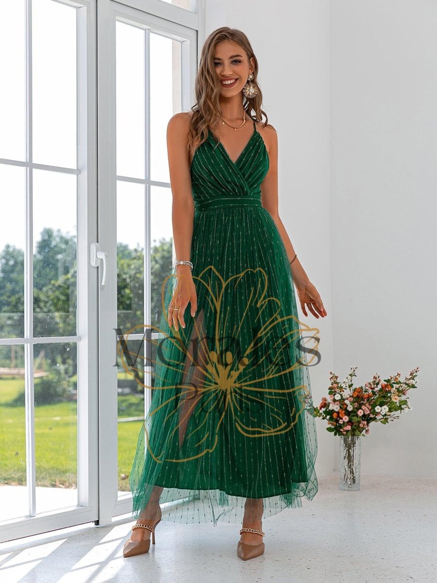 Robe De Cérémonie Vert Laque