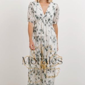 Robe Bohème Blanche Fluide