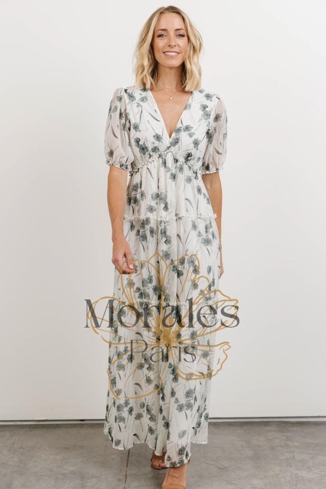 Robe Bohème Blanche Fluide - Image 2