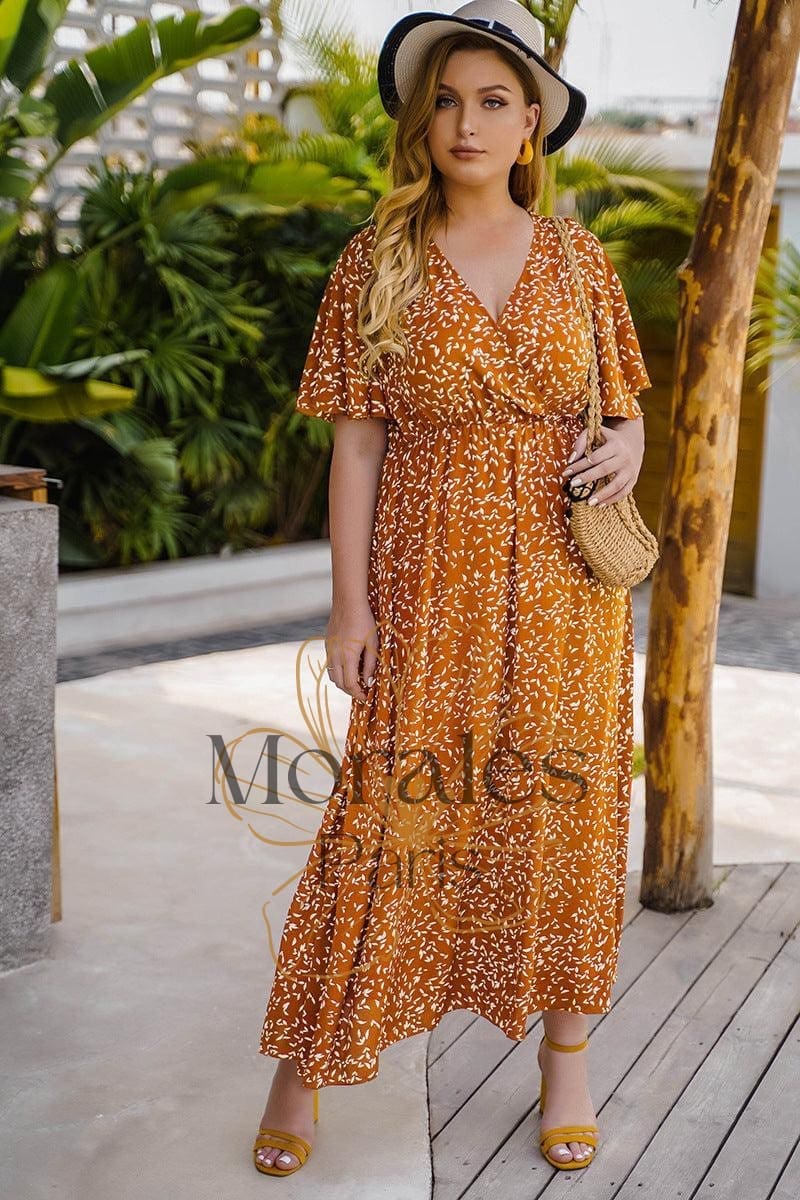 Robe Longue Bohème Jaune – Image 5