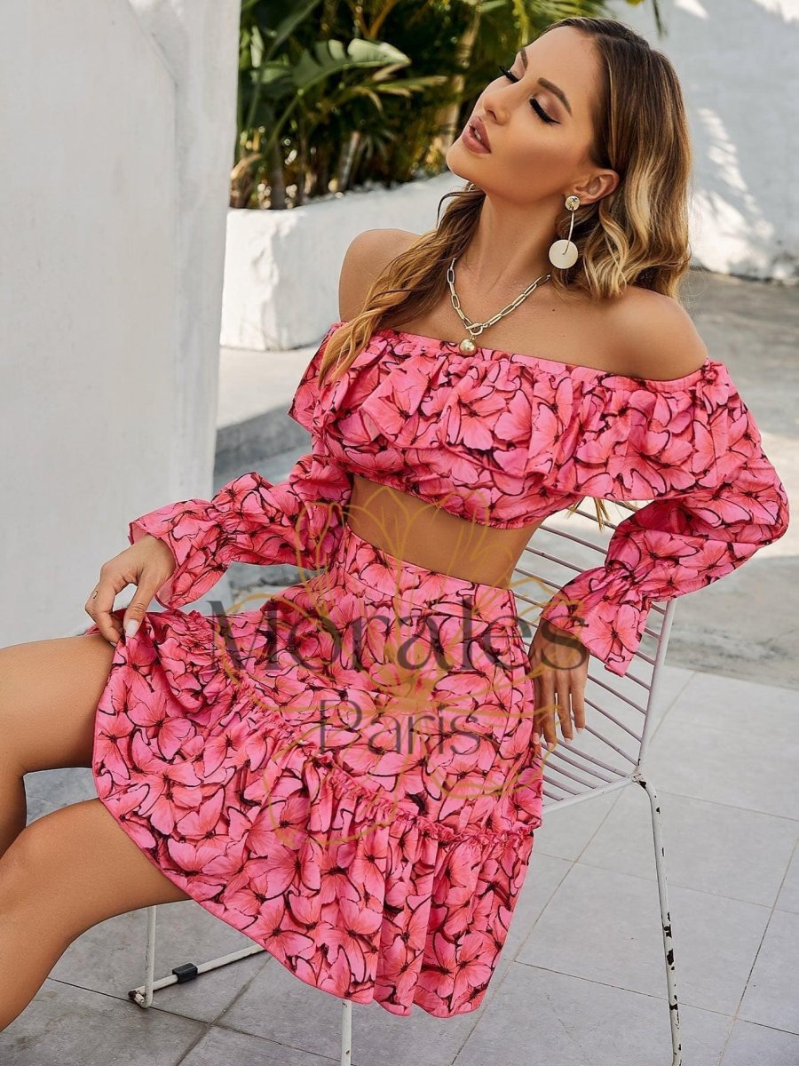 Ensemble Bohème Papillon Rose – Image 6