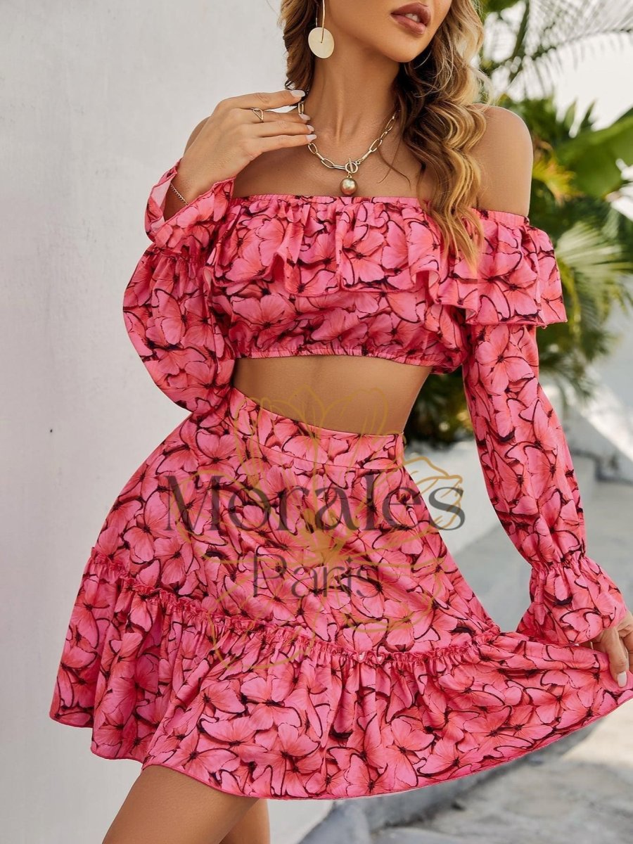 Ensemble Bohème Papillon Rose – Image 8