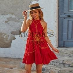 Robes De Demoiselle D’Honneur Bohème Rouge