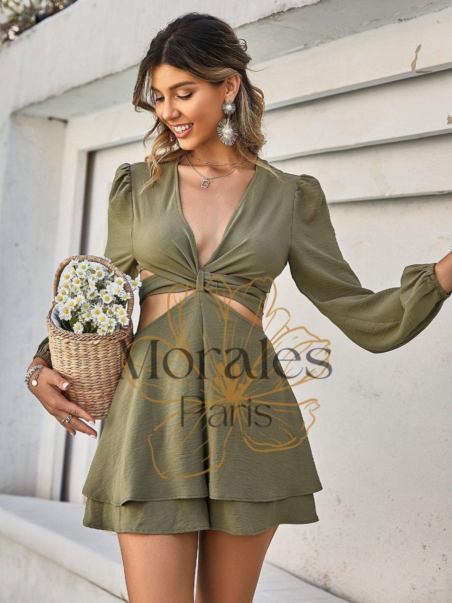 Romper Vert Bohème – Image 7