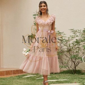 Bohème Flower Girl Dresses Pink