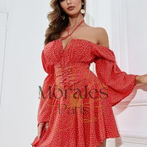 Robe Corset À Épaules Décolletées