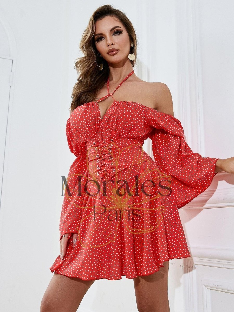 Robe Corset À Épaules Décolletées