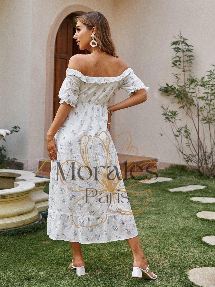 Robe Vintage À Épaules Décolletées – Image 6