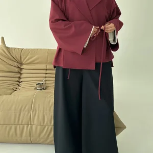 Blazer à nouer — Bordeaux