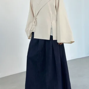 Blazer à nouer — Crème