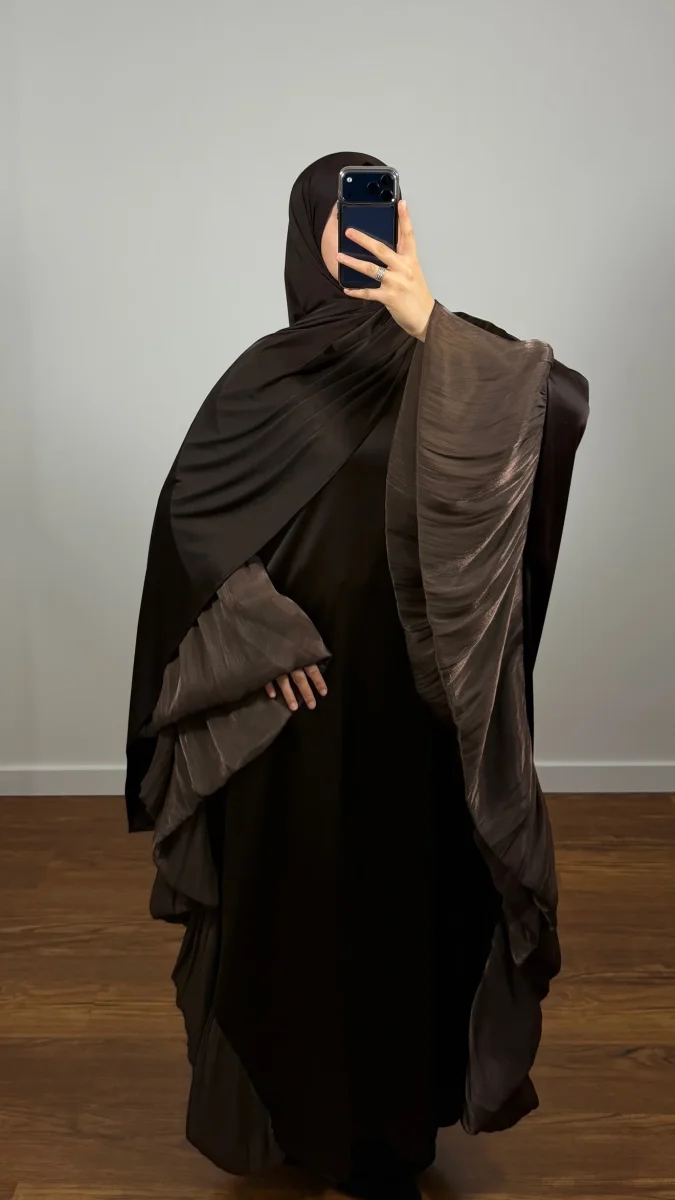 ABAYA ISRA MARRON - Image 3