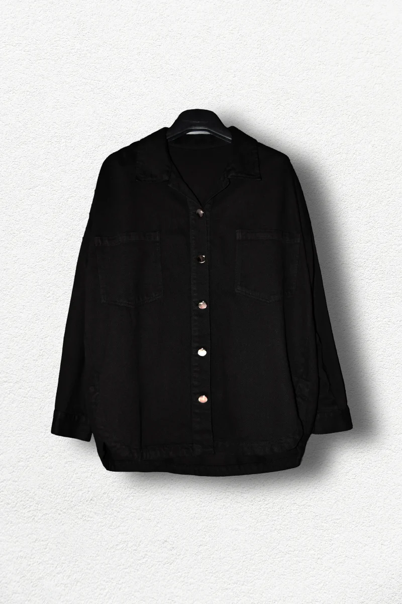 Veste Noir Over size – Image 5