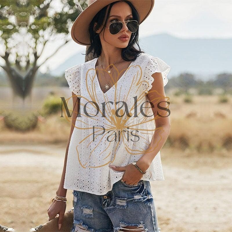 Blouse Bohème Ajourée – Image 4