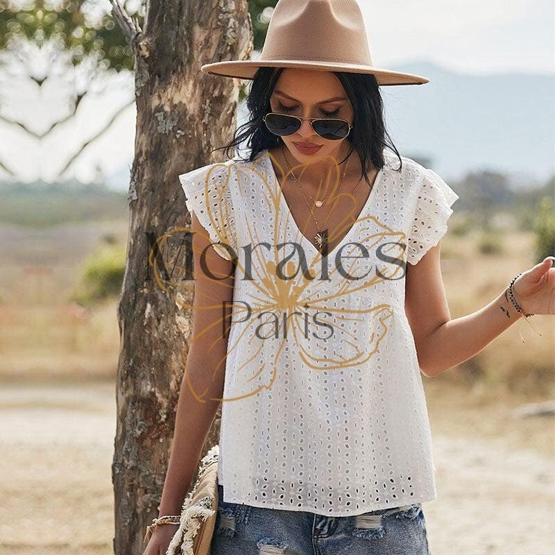 Blouse Bohème Ajourée – Image 6