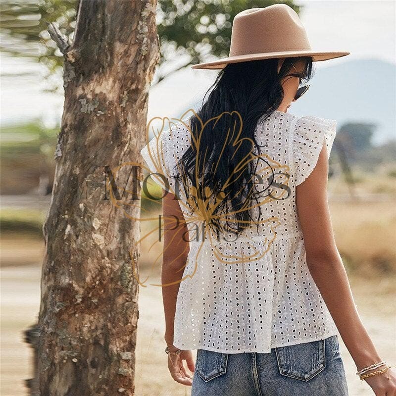 Blouse Bohème Ajourée – Image 7