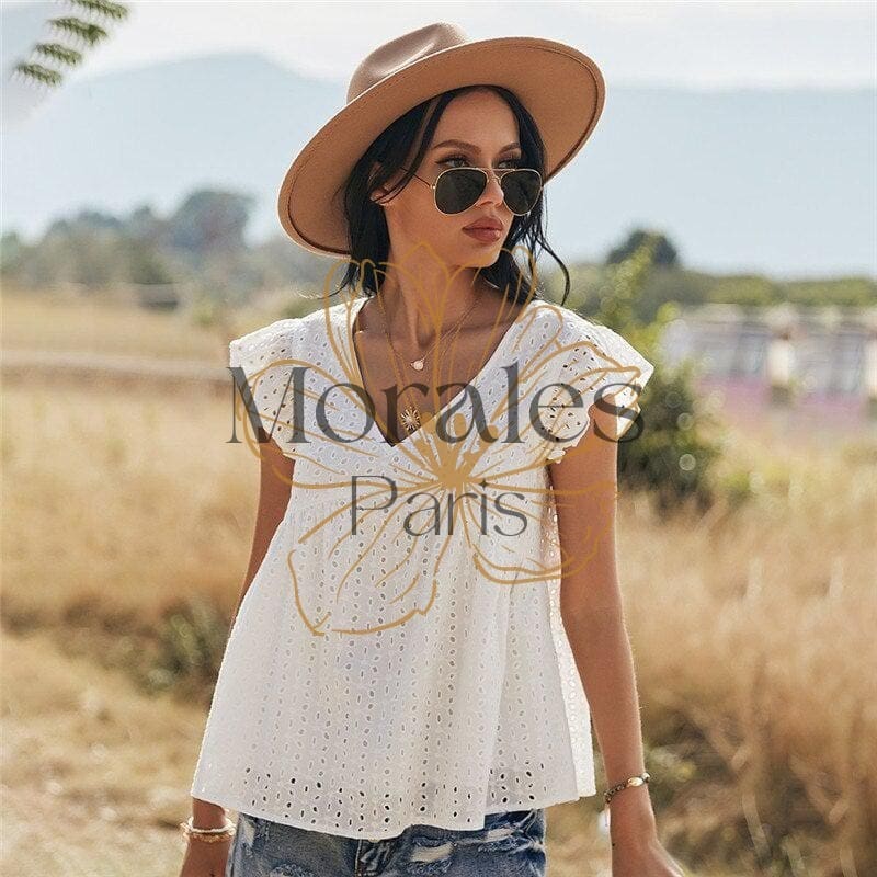 Blouse Bohème Ajourée – Image 8