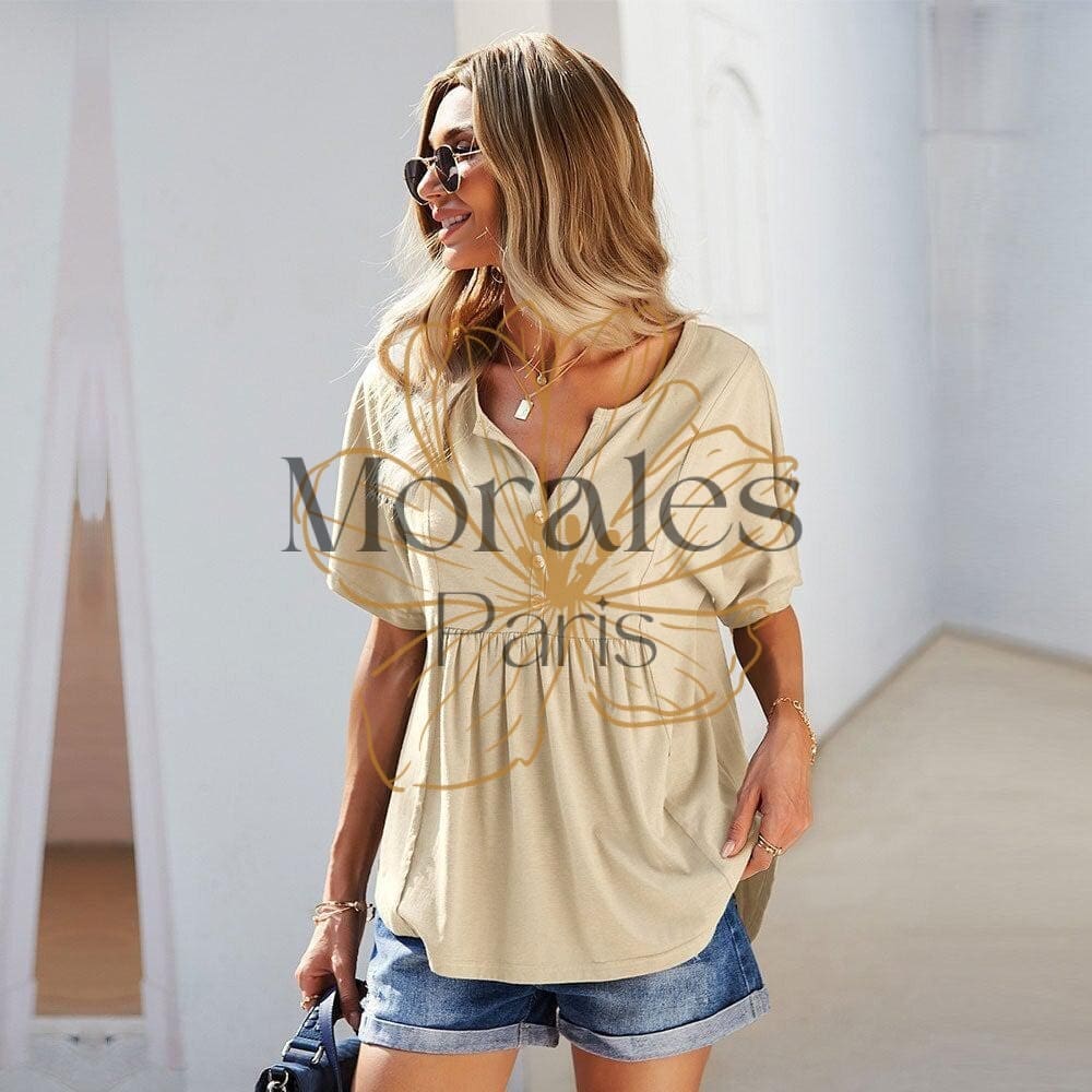 Blouse Bohème Col Rond – Image 4