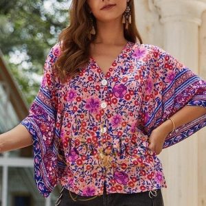 Blouse Chemise Bohème Fleurie
